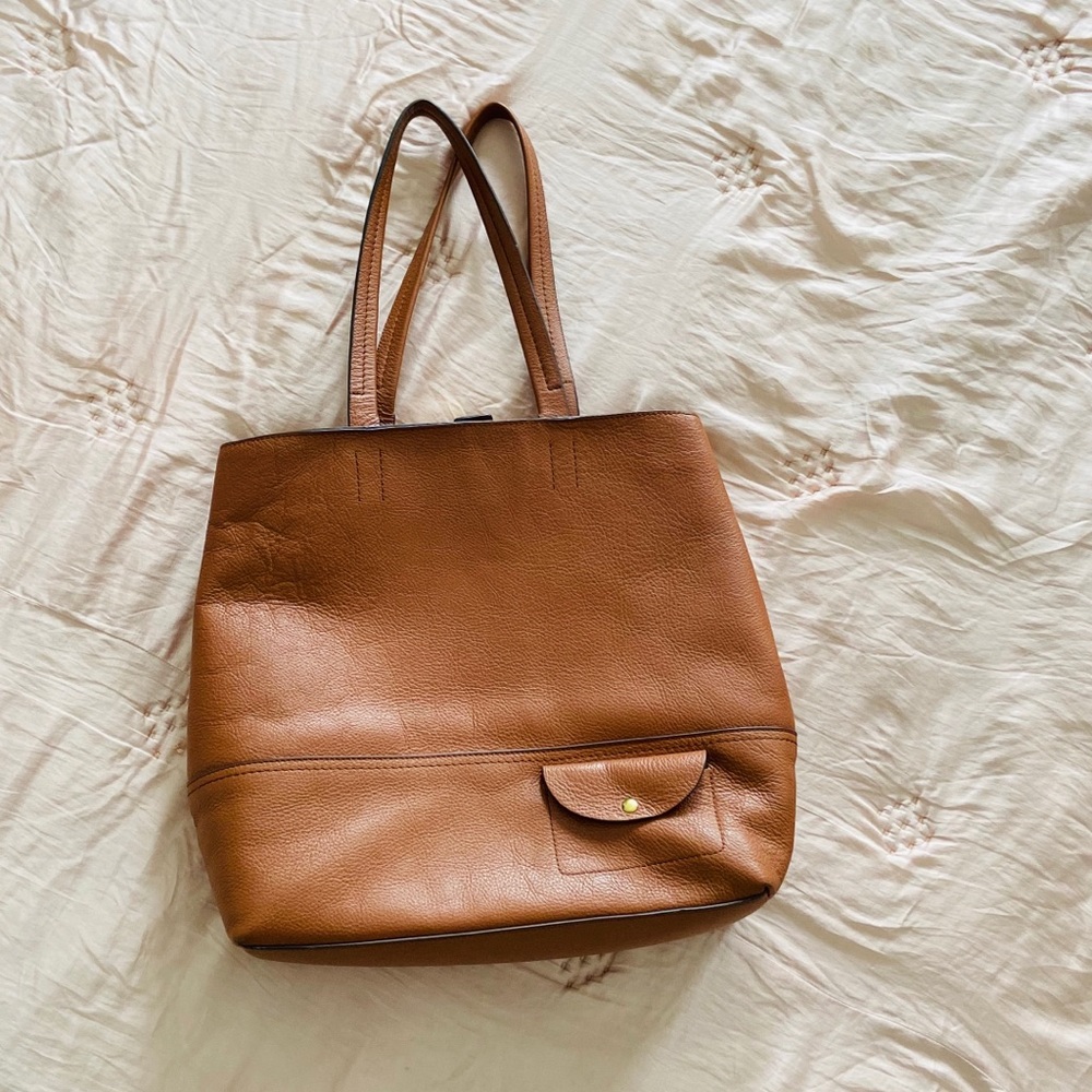 J. Crew All Day Leather Tote